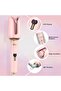 32mm Automatic Curling Iron - Smart Curling Iron, 4-Level Adjustable Temperature, LCD Display, Fast and Safe Heating, Pink - 4