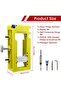 Door hinge clamps, door hinge template slotters with storage space, depth gauges, hinge milling cutter template mounting kits - 2