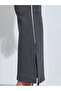 Teen Girls Ribbed Leggings with Side Slit - 3