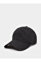 Black Embroidered Baseball Cap