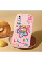 Samsung Galaxy A30S Compatible Case Camera Protective Pink Silicone Couple Phone Case Heart Pattern - 2