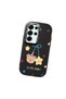 Samsung Galaxy S25 Ultra Compatible Case Camera Protector Black Silicone Couple Phone Case with Bear Pattern - 3