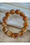 Chalcedony Natural Stone Balance Bracelet Amorphous Rock Cut - 4