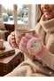 4-8 Years Old Girls' Open-Closed Cut-Out Angora Knitted Gloves