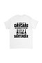 Men's Humorous Printed T-Shirt Adult Child Care Manager Barista Written Casual Comfortable Modern Stylish - 2