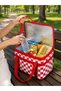 Aluminum Foil Inner Surface Thermos Bag Camping Beach Grocery and Picnic Bag - 5