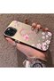 iPhone 14 Pro Max Compatible Silicone Edge Hard Back Case Couple Phone Case with Letter S Pattern - 2