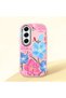Pink Silicone Case with Shock-Absorbing Camera Protections Compatible with Tecno Camon 40 (Cm5)