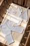 Carousel Organic Printed Short Sleeve Snap Fastener Bodysuit Set 100% Cotton - Baby Boy - 2