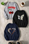 Unisex Mixed Printed Crew Neck Sweatshirt Set – Pack of 3