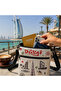 1 Dubai landmark printed canvas messenger bag with front pocket zipper travel souvenir shoulder bag (pattern shipped randomly) W575 - 6