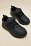 Solid Velcro Closure School Shoes - 5