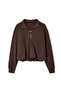 Çift parça görünüm sweatshirt - 3