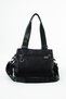 Viatox Vs 6015 Women's Water Resistant Parachute Fabric Hand Shoulder Bag Arm Bag Crossbody Bag Black - 6