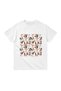 Kids T-Shirt Funny Dog Faces Printed Relaxed Fit Short Sleeve Round Neck Casual Wear Modern - 2