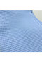 100% Cotton Waffle Baby Blanket 115X130 cm Multi-Purpose Baby Blanket Baby Blanket Swaddle Blanket Swaddle Blanket Children's Blanket Blue - 5