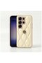 Samsung Galaxy S26 Ultra Compatible Case Camellia Leather Case Beige