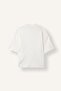Boxy Fit Polo Collar Ribbed Camisole Buttoned Short Sleeve T-Shirt I3692Ax26Au - 2