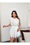 Backless Lined Padded Mini Dress - 4