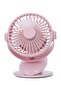 6-Inch Rechargeable Table Fan with 3 Speed Settings, 4-Blade High Airflow Design, Up to 6 Hours Working Time, Portable USB Charging Mini Desk Fan for Home, Office, Study, Bedroom, Travel