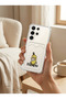 Samsung s25 fe empty banana detailed card sectioned transparent phone case - 3