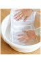 Two-piece storage compartment, washable and foldable, white. - 4
