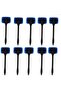 10 Blue Car Glass Cleaning Brushes