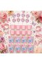 Butterfly Birthday Cupcake Set – 8 Cupcake Molds + 8 Butterfly Toothpick Decorations + 8 Butterfly Corn Boxes |   Butterfly Party Catering Set 24 Pieces - 4
