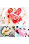 Silicone ice cream mold with 8 holes, reusable, suitable for desserts and chocolates, white. - 4