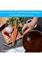 Spiral whisk 2-piece set, spring design, non-slip extended handle, silver. - 3