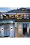 6W LED motion sensor wall light black. - 2