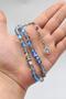 Thermal Quartz Stone 33 Prayer Beads with Metal Tassel 8mm Sphere Cut 902823 - 3