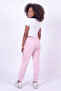 Girl's Double Pocket Printed Colorful Jogger Sweatpants - 4