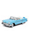 1:18 1958 Chevy Impala Blue Diecast Model Classic Car - 2
