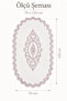 Lace-Edged Non-Slip Leather-Based Bath Mat, Lace-Edged Washable Bath Set, Shera - 5
