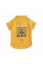 Miniş Yellow-Black Small Breed Dog Pique Fabric Polo T-Shirt - 3