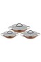 Granit Omlet Set Kapaklı Bronz 6 Parça - 2