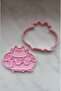 Cat-Shaped Donut Cookie Mold 2-Piece Set with Stamp and Stamping Tool - 2