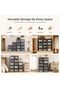 X-Large Shoe Storage Boxes Organizers Clear Plastic Stackable 12 Pack, Shoe Rack & Holder Sub - 6