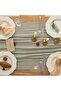 Keketo Fall Thanksgiving Table Runner Terracotta Rust Gauze 120 Inch 10 FT Rustic Burnt Orange Sheer - 4
