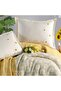 100% Cotton Double Muslin Pique Set Floriva Daisora V1 Yellow - 2