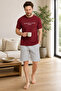 Men's Regular Cut 100% Cotton Crew Neck Sleeveless Elastic Pocket Pajama Set Anti-Sweat - 4