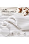 100% Cotton Satin Striped Elastic Bed Sheet (High Edge) - 5