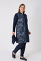 Large Size Parachute Full Covered Hijab Swimsuit 2350 Aysun Denim Navy Blue - 3