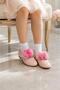 Girl's Flower Detailed Shiny Patent Leather Ballerina Evening Dress and Casual Shoes - 3