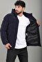 Nova Winter Inflatable Coat with Crested Snap Fasteners Pldp 3007_50452 - 2