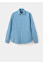 %100 pamuklu chambray gömlek - 3