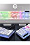 XUMIUZIY Wired Gaming Keyboard and Mouse Combo, LED Backlit Anti Ghost Wired Keyboard Mouse, Retro P - 4