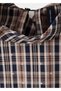 Rhinestone checked blouse - 7