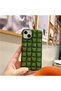 iPhone 15 Compatible - Matcha, Emerald Color Braided Transparent Non-Yellowing, Soft Durable Protective Case - 3